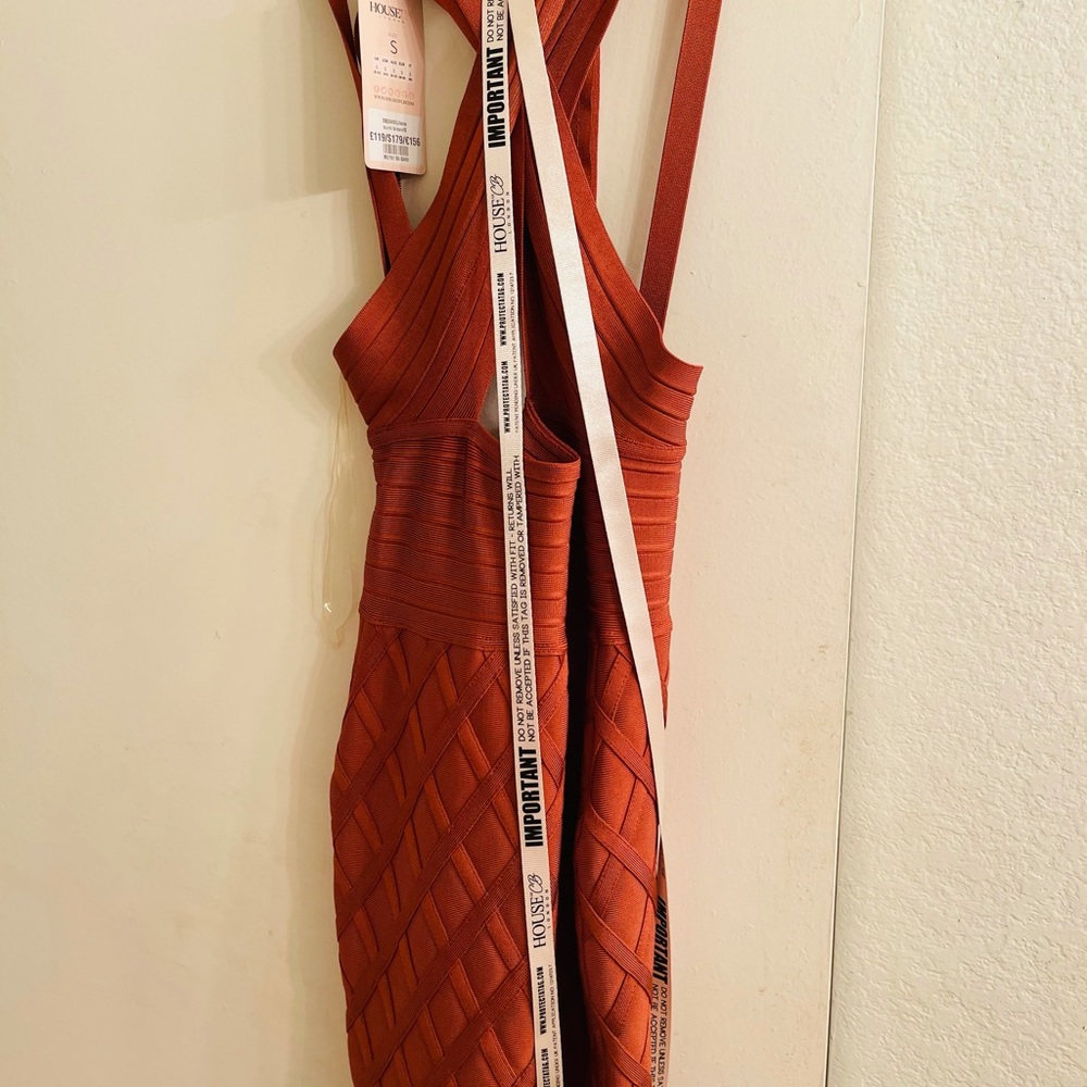 Burnt Brown house of cb club dress